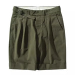 Mens Cotton Linen Casual Shorts Mens Cotton Linen Casual Shorts In Your Hand Store army green XXXL 