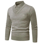 Men's Layered Look Knit Top Men's Layered Look Knit Top Inyourhand   