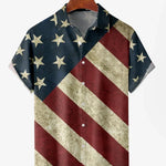 Men’S Vintage Flag Day 4Th Of July Print Casual Short Sleeve Shirt Men’S Vintage Flag Day 4Th Of July Print Casual Short Sleeve Shirt Inyourhand As picture XL 