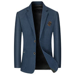 Men Business Blazers Men Business Blazers Inyourhand Blue 4XL   CN  Size 