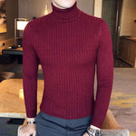 Winter Warmth Turtleneck Sweater Winter Warmth Turtleneck Sweater Inyourhand 04 Wine red 3XL(70-95Kg) 