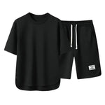 Set Men's Summer Casual Outfit Set Men's Summer Casual Outfit In Your Hand Store Black L 