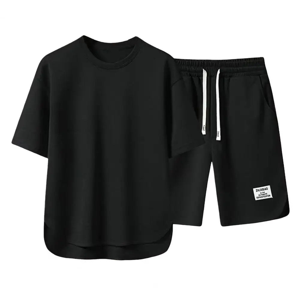 Set Men's Summer Casual Outfit Set Men's Summer Casual Outfit In Your Hand Store Black L 