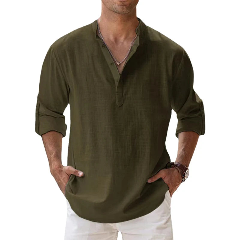 Coastal Breeze Henley Shirt Coastal Breeze Henley Shirt Inyourhand   