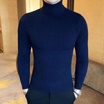 Winter Warmth Turtleneck Sweater Winter Warmth Turtleneck Sweater Inyourhand 04 Navy 3XL(70-95Kg) 