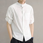 Modern Men's Mid-Sleeve Shirt Modern Men's Mid-Sleeve Shirt Inyourhand   