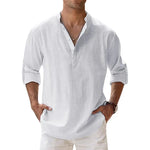 Coastal Breeze Henley Shirt Coastal Breeze Henley Shirt Inyourhand White S 