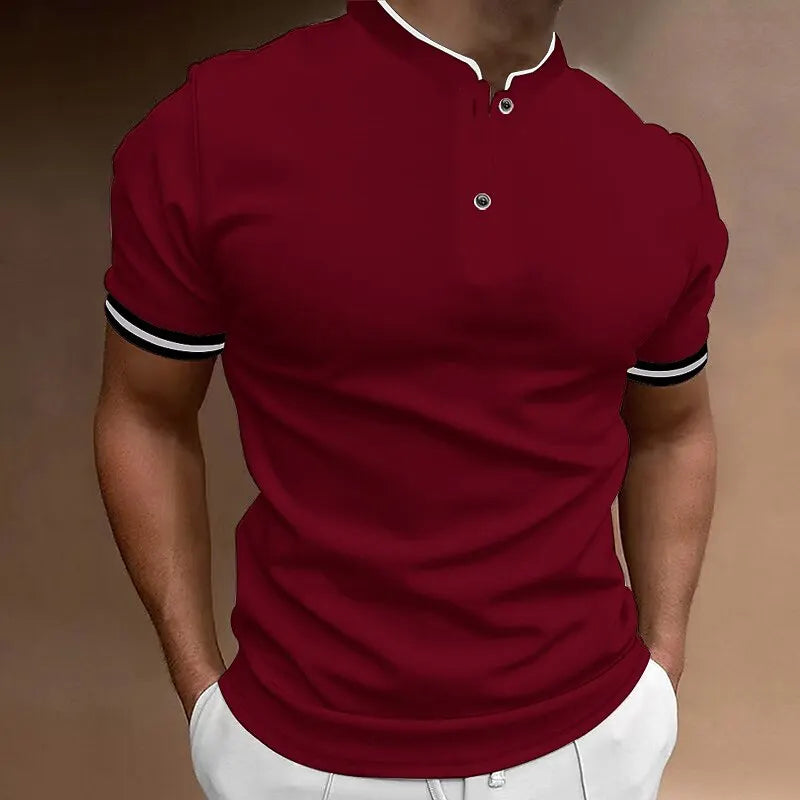 men's classic short-sleeved Polo Men's classic short-sleeved Polo Inyourhand DL-red S 