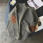 Patchwork Sweater Patchwork Sweater In Your Hand Store Grey 2XL 68-75kg 