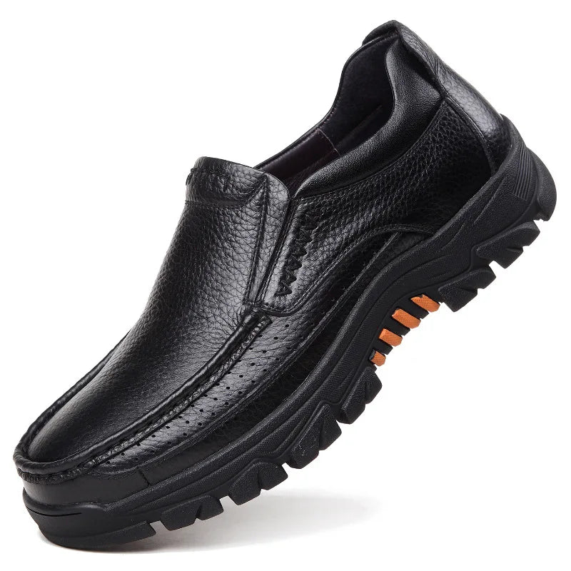 Genuine Leather Loafers Genuine Leather Loafers In Your Hand Store Black 10 