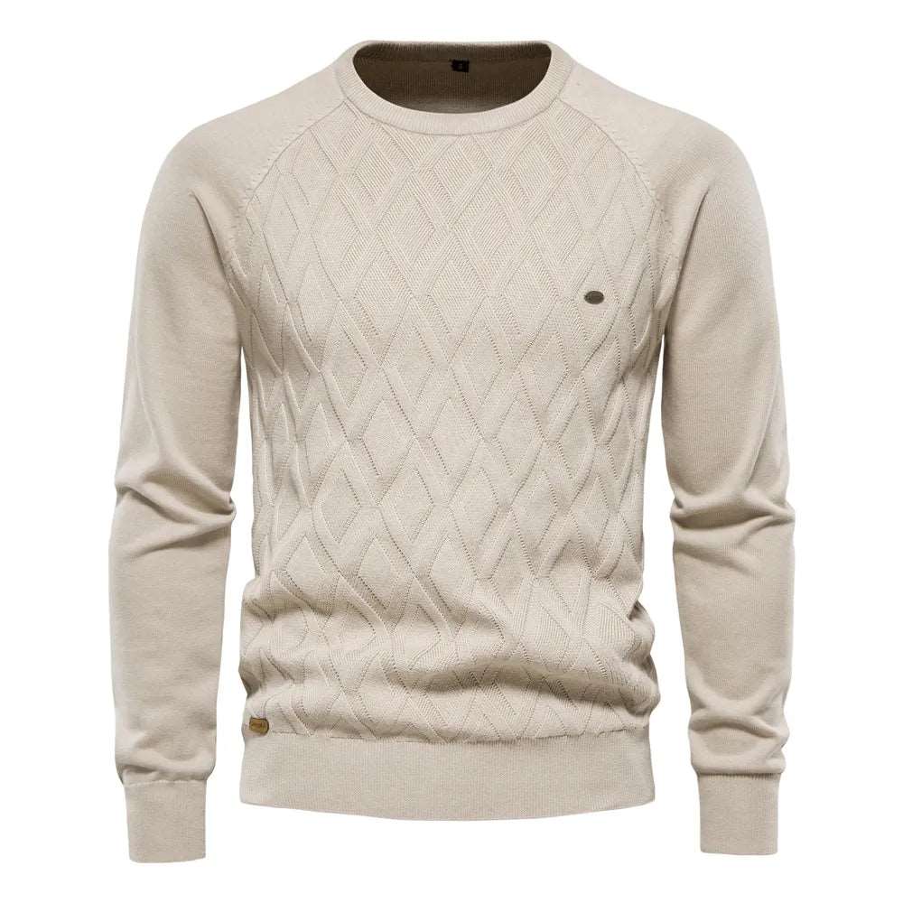 Cozy Argyle Pullover for Men Cozy Argyle Pullover for Men Inyourhand   