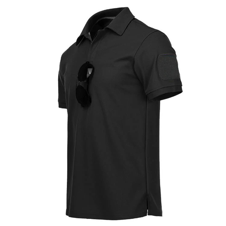 Streetwise Tactical Polo Blouse Streetwise Tactical Polo Blouse Inyourhand Lapel Black S 