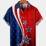 Men’S Vintage Flag Day 4Th Of July Print Casual Short Sleeve Shirt Men’S Vintage Flag Day 4Th Of July Print Casual Short Sleeve Shirt Inyourhand As picture 1 4XL 