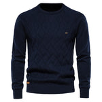 Cozy Argyle Pullover for Men Cozy Argyle Pullover for Men Inyourhand Navy blue Size XXL 88-95 kg 