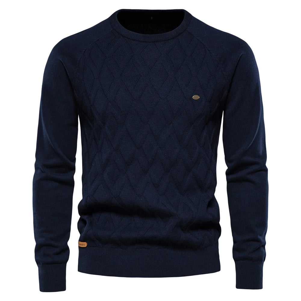 Cozy Argyle Pullover for Men Cozy Argyle Pullover for Men Inyourhand Navy blue Size XXL 88-95 kg 