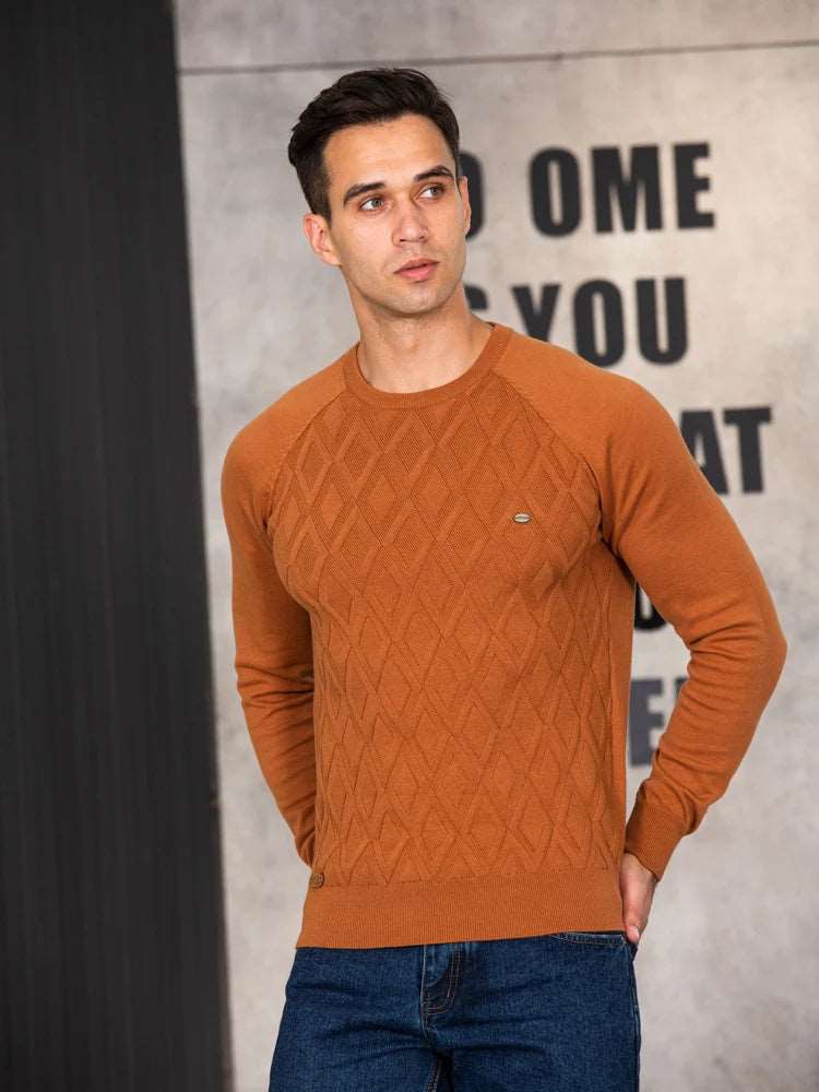 Cozy Argyle Pullover for Men Cozy Argyle Pullover for Men Inyourhand   