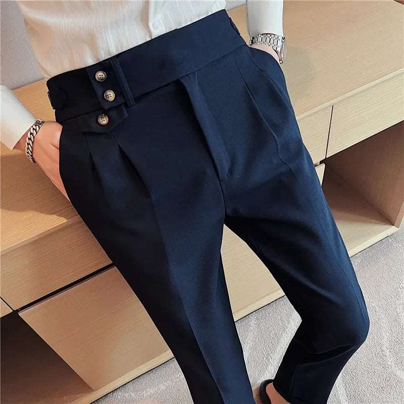 BRITISH BUSINESS PANTS BRITISH BUSINESS PANTS Inyourhand Blue 29 