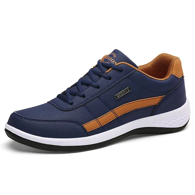 Trendy Leather Men's Shoes Trendy Leather Men's Shoes Inyourhand Blue 43 