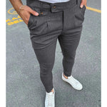 Men's Casual Skinny Pants Men's Casual Skinny Pants Inyourhand Dark Gray XXXL 