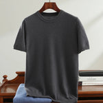 Round Neck Short Sleeve T-shirt Round Neck Short Sleeve T-shirt In Your Hand Store Dark Grey XXL 