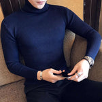 Winter Warmth Turtleneck Sweater Winter Warmth Turtleneck Sweater Inyourhand 03 Navy M(45-60Kg) 