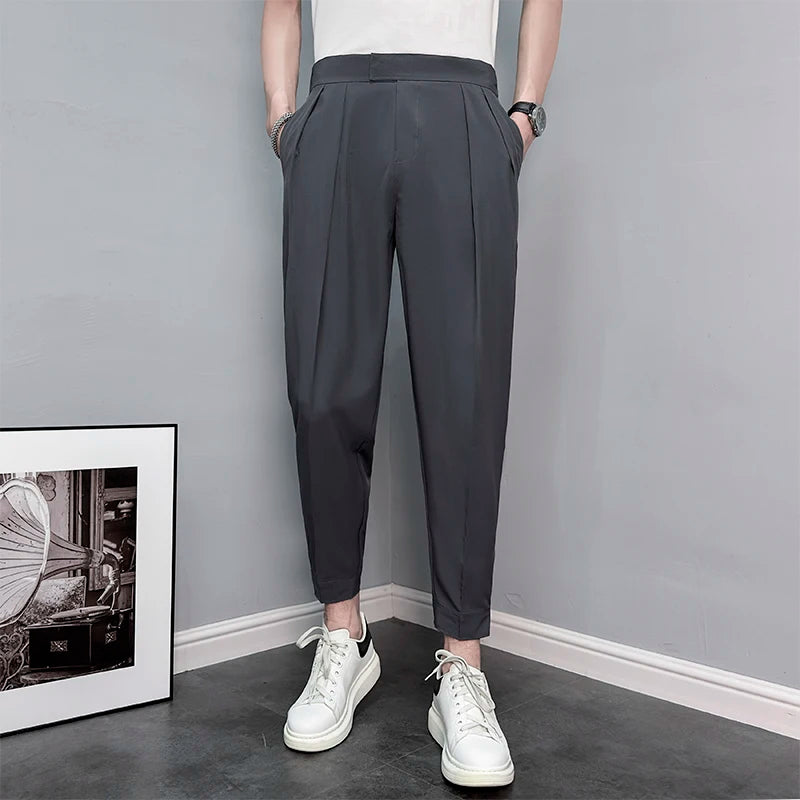 New Tapered Trousers New Tapered Trousers In Your Hand Store Dark Grey 29 