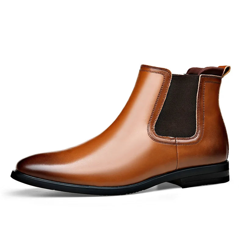 Chelsea Boots Genuine Leather Chelsea Boots Genuine Leather In Your Hand Store Light Brown 48 