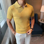 Casual Polo Shirt Casual Polo Shirt Inyourhand Yellow M (40-50KG) 