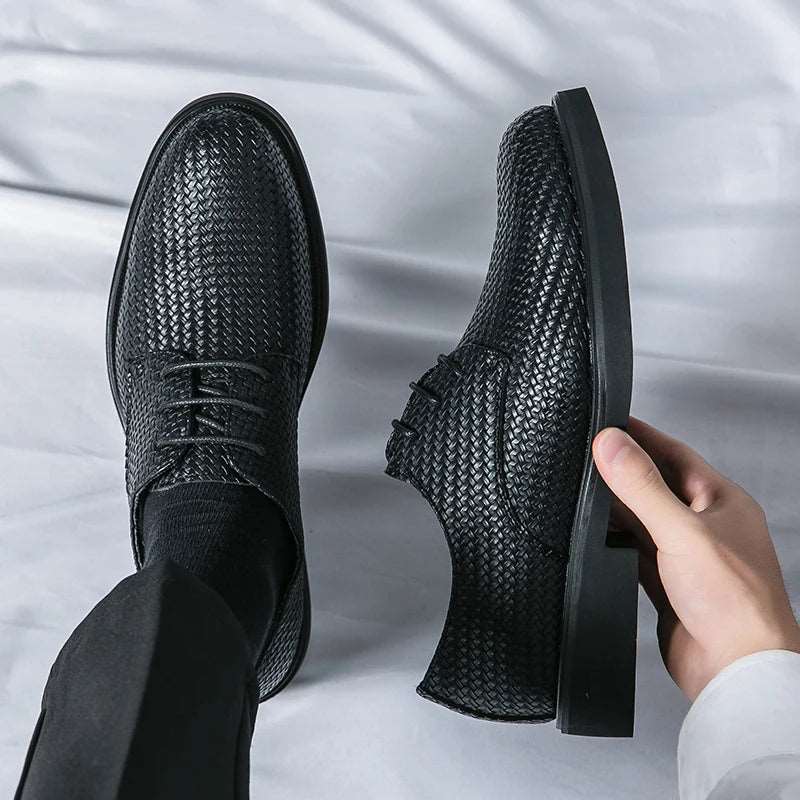 Luxury Lace-up Formal Leather Oxford Shoes Luxury Lace-up Formal Leather Oxford Shoes In Your Hand Store   