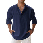 Coastal Breeze Henley Shirt Coastal Breeze Henley Shirt Inyourhand Navy S 