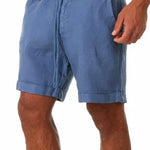 Men's Cotton Linen shorts Men's Cotton Linen shorts In Your Hand Store Denim Blue US XL 