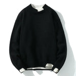 Fashion Knitted  Sweaters Fashion Knitted Sweaters In Your Hand Store Black 3XL 