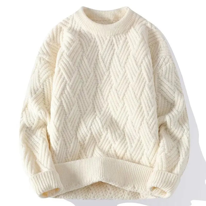 Warm Long Sleeve Sweater Warm Long Sleeve Sweater In Your Hand Store Apricot White XS 