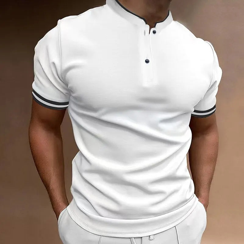 men's classic short-sleeved Polo Men's classic short-sleeved Polo Inyourhand DL-white XL 