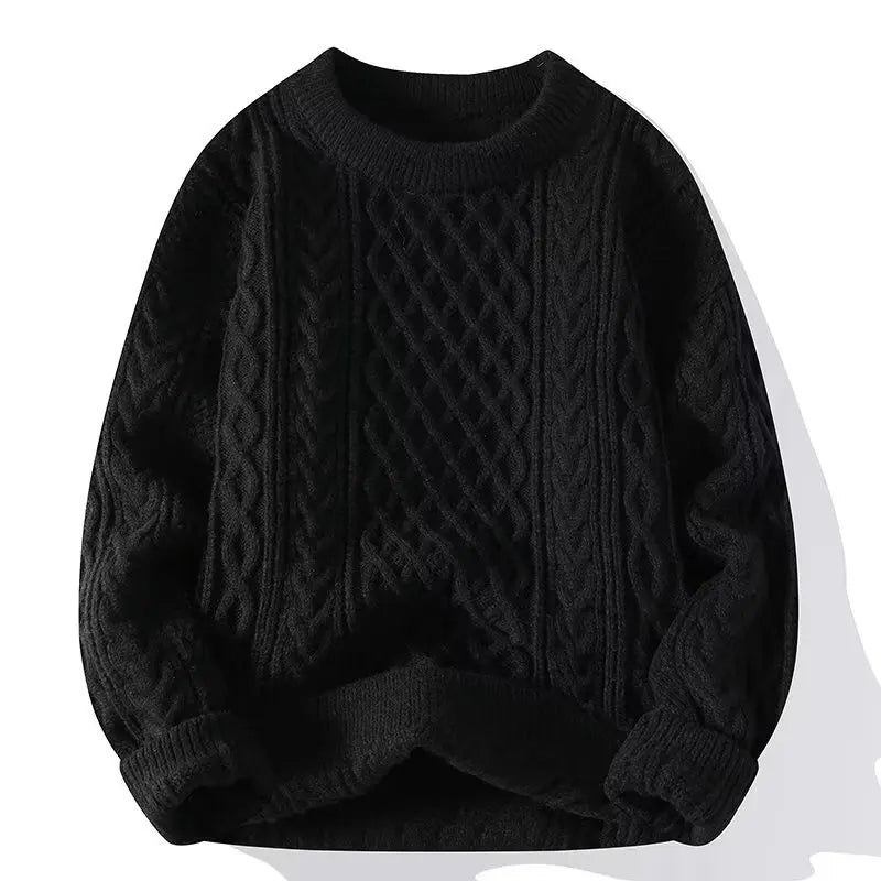 Warm Long Sleeve Sweater Warm Long Sleeve Sweater In Your Hand Store Black 2 XS 