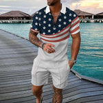 Stars & Stripes Men's Tracksuit Set Stars & Stripes Men's Tracksuit Set Inyourhand Set 1 S 