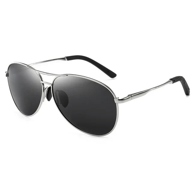 Pilot Sunglasses Pilot Sunglasses DAPPER & CO. Silver Grey  