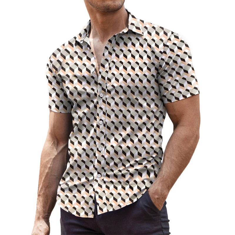 Men's summer short-sleeved Men's summer short-sleeved In Your Hand Store DL0129 4XL 