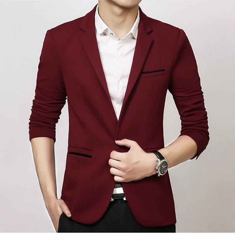 Classic Stripe Elegance Blazer Classic Stripe Elegance Blazer Inyourhand Red M (47-54KG) 