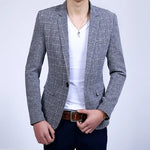 Trendy Jacket Single-Piece Trendy Jacket Single-Piece Inyourhand Grid Gray 3XL 