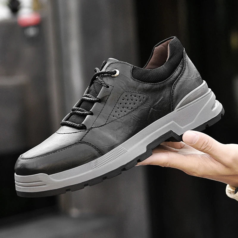 Sneaker Genuine Leather Sneaker Genuine Leather In Your Hand Store Black 41 