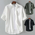 Modern Men's Mid-Sleeve Shirt Modern Men's Mid-Sleeve Shirt Inyourhand   