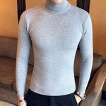 Winter Warmth Turtleneck Sweater Winter Warmth Turtleneck Sweater Inyourhand Grey S(40-55Kg) 