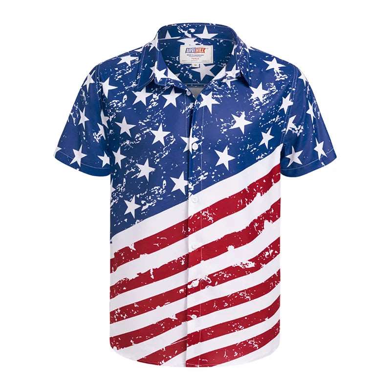 Stars & Stripes Patriotic Graphic Shirt Stars & Stripes Patriotic Graphic Shirt Inyourhand Shirt 6 S 