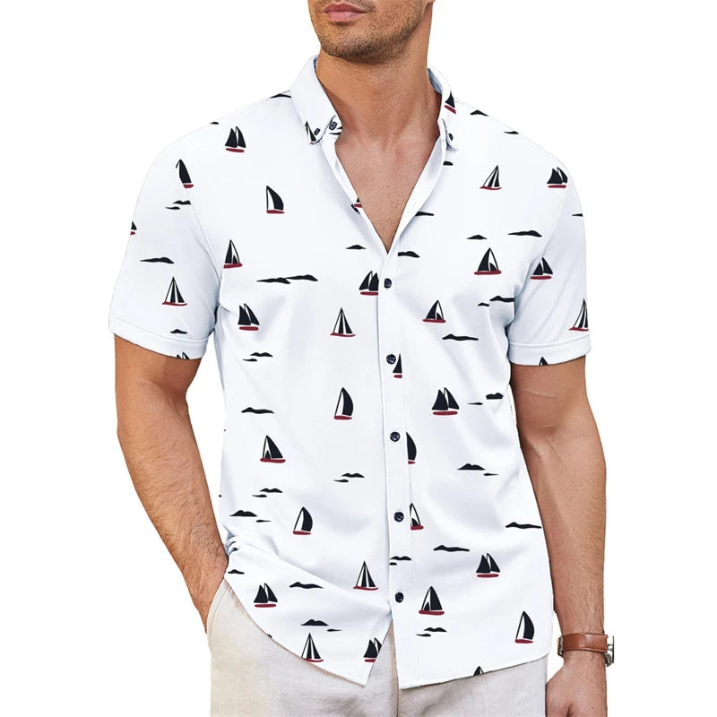 Men's summer short-sleeved Men's summer short-sleeved In Your Hand Store DL0140 XS 