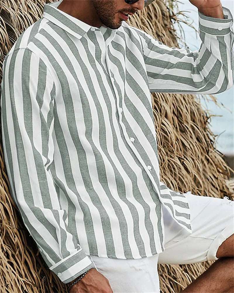 Long Sleeve Striped Long Sleeve Striped Inyourhand 4 100-110KG  5XL 