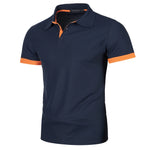 Cool Streetwear Statement Shirt Cool Streetwear Statement Shirt Inyourhand Navy Orange 5XL(80-105KG) 