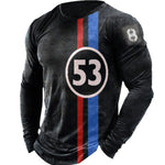 Digital Printed Slim Pullover Men's T-shirt Digital Printed Slim Pullover Men's T-shirt Inyourhand   