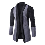 Cardigan Sweater Mens Casual Coat cardigan sweater Inyourhand Dark gray 2XL 